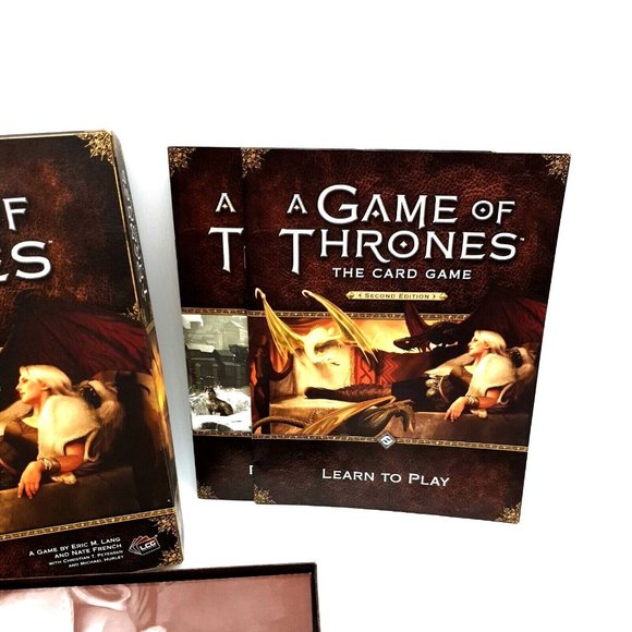 A Game of Thrones The Card Game Second Edition Core Set Complete Family Night - Picture 8 of 11